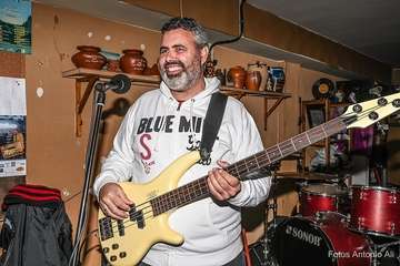 La banda Charcojondo, pregoneros de las fiestas de Lomo Magullo de este año/Antonio Alí.